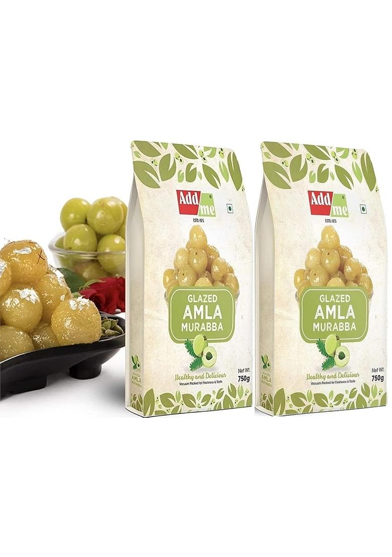Add Me Homemade Sweets Dry Amla Murabba Vaccum Packed Without Syrup 750Gm X 2 Amala Pack Of Immunity Booster Packs