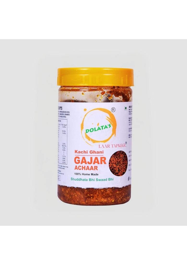 Dolata'S Gajar Ka Achar 400G – Traditional Indian Carrot Pickle By Dolata’S