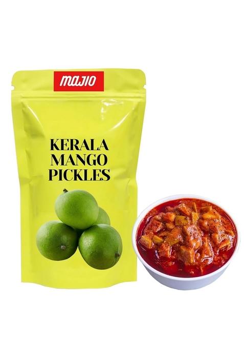 Majio Kerala Traditional Mango Pickle Manga Achar | Authentic Homemade Recipe Raw Spicy Tangy Natural Spices No Preservatives Pack Of 250Gm