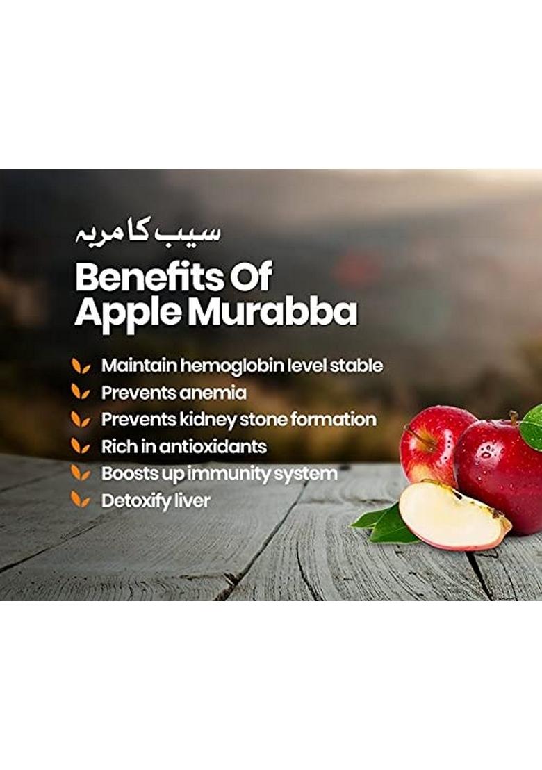 Sakshi Farms | Homemade Organic Apple Murabba With Honey And Sugar Free 5 Kg Pack Good For Health Natural Immunity Booster Seb Ka ''Natural Pure Hygienic''