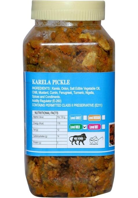 Daily Food Organic Natural Dry Bittergourd Pickle Karela Ka Achar 400Gm