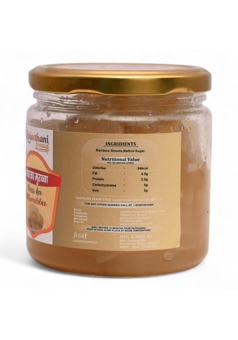 Rajasthani Swaad Bamboo Murabba Homemade Bans Ka Murrabba | Edible Shoots For Height Growth 450 Grams