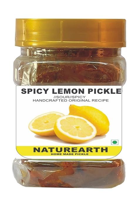 Naturearth 100 Natural Spicy Lemon Pickle 400 G 200 Gm Handcrafted Original Recipe