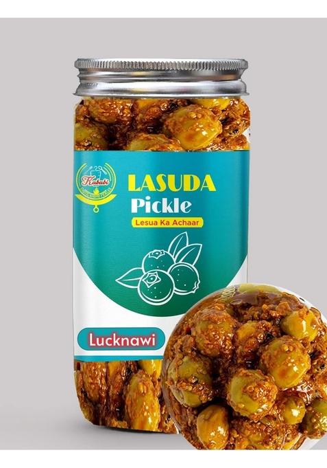 Kababi Lucknawi Home Made Lasode Lesua Gunda Pickle Achar 400Gm Rajasthani Lasoda Fruit Ka Achaar Mother’S Recipe | Organic North Indian Traditional