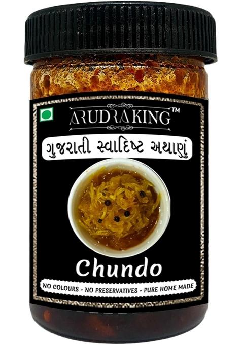 Arudraking Gujarati Traditional Preservative Free Pure Homemade Gor Keri 250Gm |Gunda Pickles | Chhundo