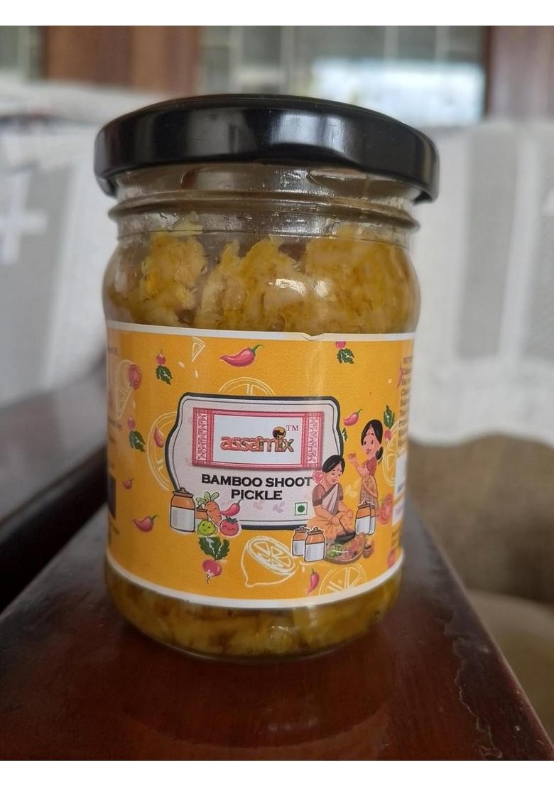 Assamix Homemade Bamboo Shoot Pickle | 100 2 Grams Pack Of No Artificial Preservatives 99 Less Oil Authentic Assamese Flavour