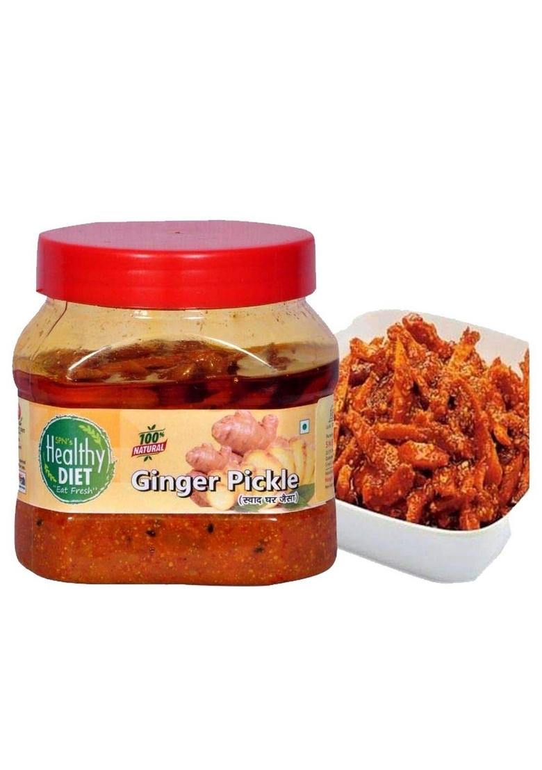 Healthy Diet Ginger Pickle 450Gm | Natural Handmade Adrak Ka Achar Deliciously Tangy Gingers Home Made Ma Ke Hath Se Bnaya Hua And Fresh Testy