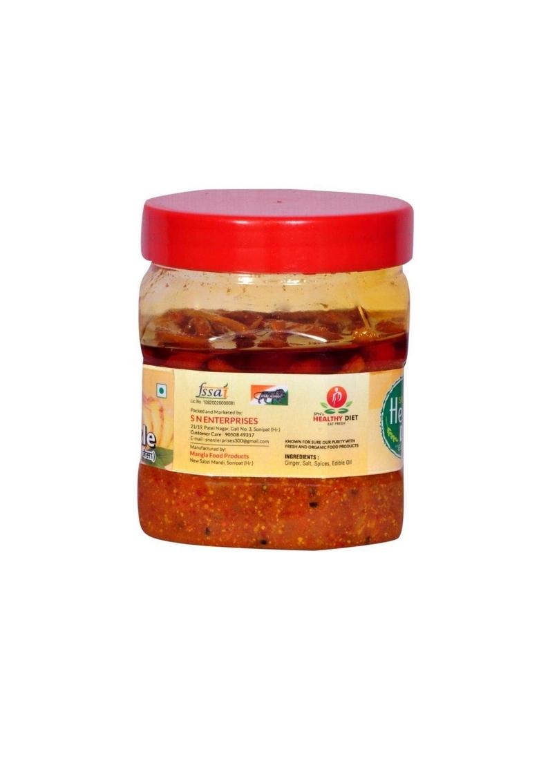 Healthy Diet Ginger Pickle 450Gm | Natural Handmade Adrak Ka Achar Deliciously Tangy Gingers Home Made Ma Ke Hath Se Bnaya Hua And Fresh Testy