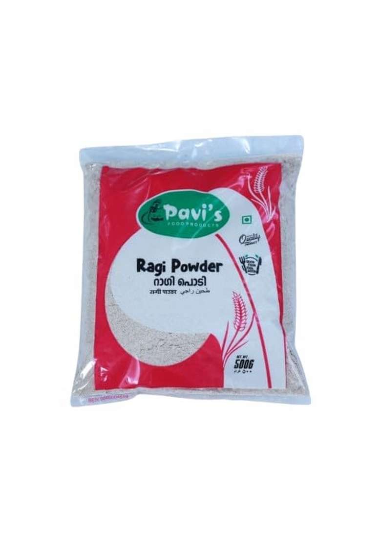 Pavi’S Food Products Ragi Powder | 100 Natural Sprouted Finger Millet Flour Gluten Free Super Nutritious Nanchni Aata 500 Gm - Indya