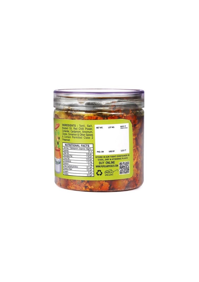 Popular Tenti Dela Pickle– Authentic Indian Pickle Handcrafted With Traditional Spices Tangy And Flavorful Perfect 400G
