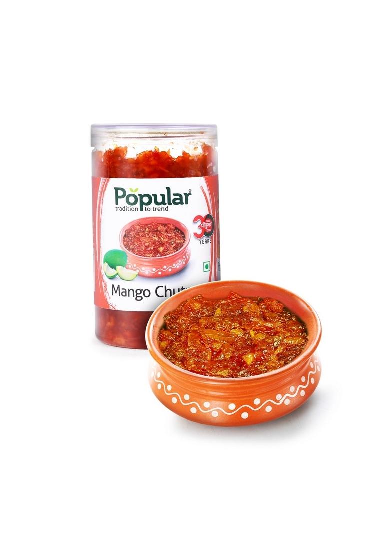 Popular Mango Chutney– Authentic Indian Style Made With Ripe Mangoes Natural Sweeteners And Traditional Spices 750G