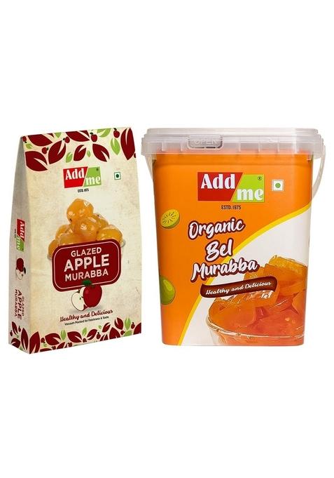 Add Me Special Bel Murabba Apple Murrabba 750G Each Without Sugar Syrup Immunity Booster Pack Of 2