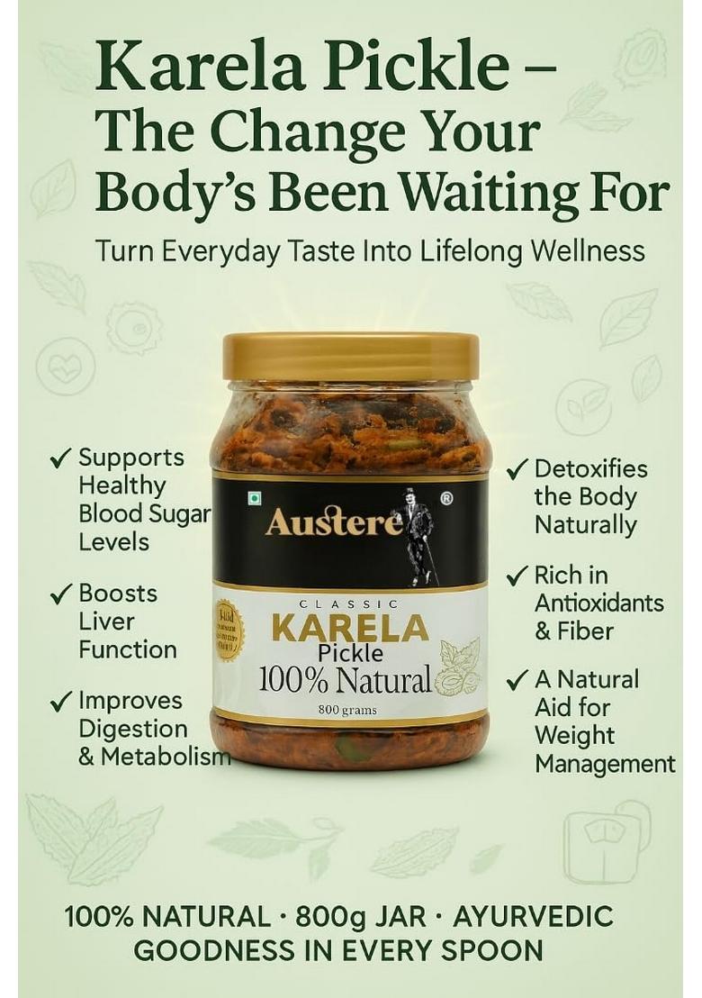 Austere Store | Karela Pickle Home Made Taste Bitter Gourd