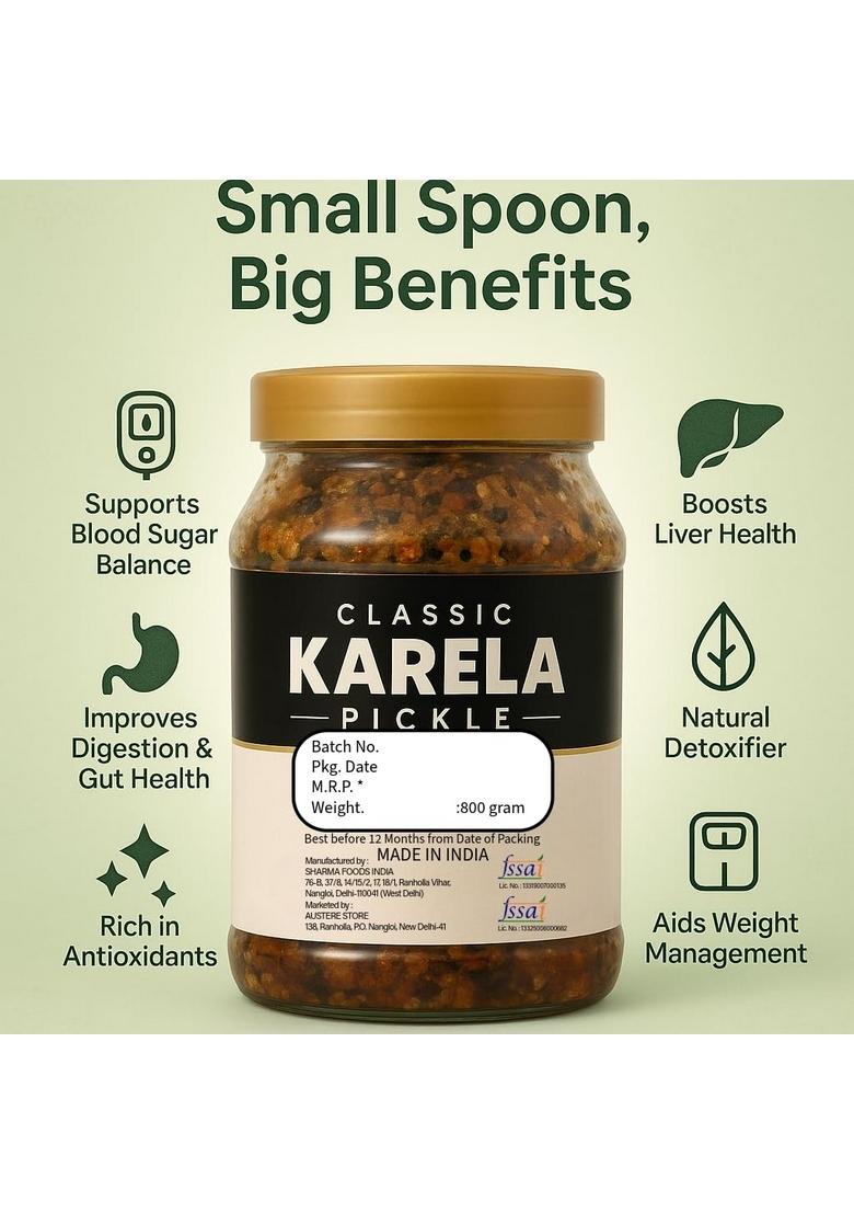 Austere Store | Karela Pickle Home Made Taste Bitter Gourd