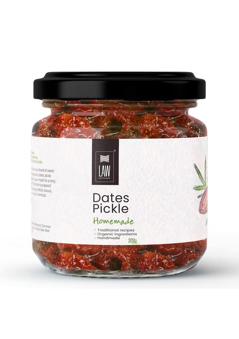 Looms Weaves Weaves™ Homemade Dates Pickle 250Gm Handmade Preservative Free Grandma’S Secret Recipe Kerala Style
