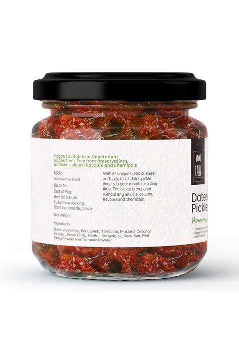 Looms Weaves Weaves™ Homemade Dates Pickle 250Gm Handmade Preservative Free Grandma’S Secret Recipe Kerala Style