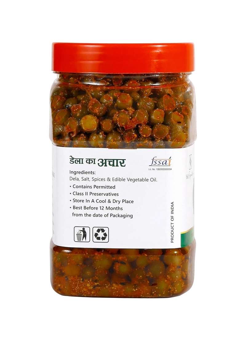 Self Signature Dela Pickle Home Made Organic King Of Good Health Teet Ker Ka Achar For Less Oily More Healthy 900 Gm - Indya