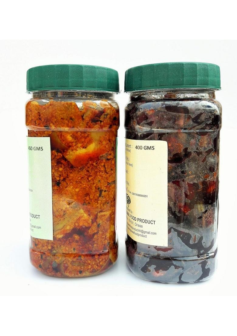 Agrawal'S Mango Pickle 450 Gms Plum Sweet 400 Combo