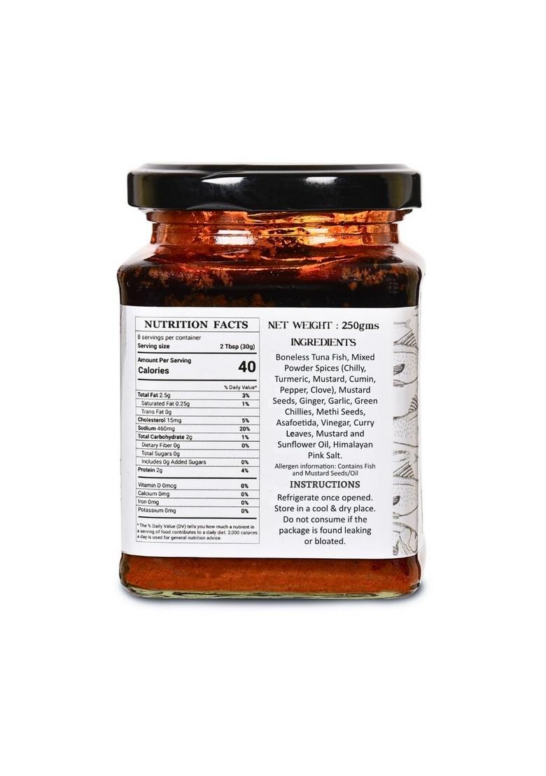 Mai'S Lonche Non Veg Pickle Combo | Mackerel Tuna Sea Food Healthy Pickles No Preservative 250 Gms X 2 Pack Of