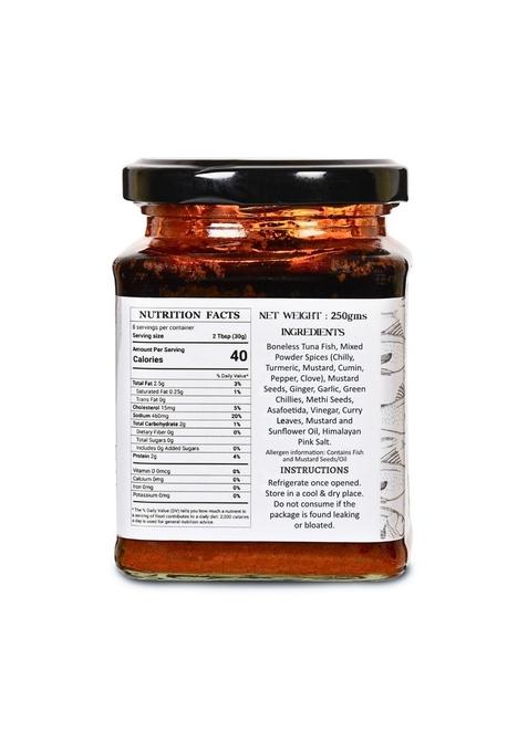 Mai'S Lonche Non Veg Pickle Combo | Mackerel Tuna Sea Food Healthy Pickles No Preservative 250 Gms X 2 Pack Of