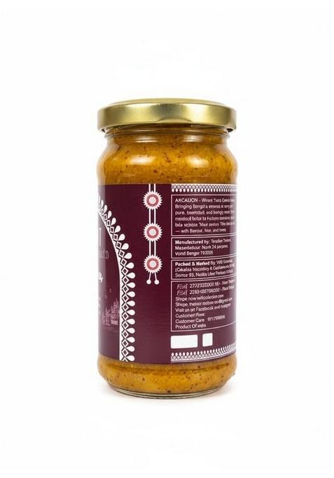 Aagamon Kacha Lanka Achar | Green Chili Pickle 250G Authentic Bengali Homemade Handcrafted With Pure Mustard Oil Traditional Spices Spicy Flavorful Taste Of Bengal