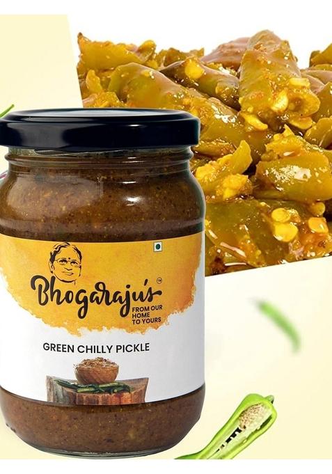 Bhogarajus Lehsun Ka Achar Truly Garlic Pickle Homemade Traditional Indian Taste Ready To Eat Chilli 300 Grams Each Pack Of 2