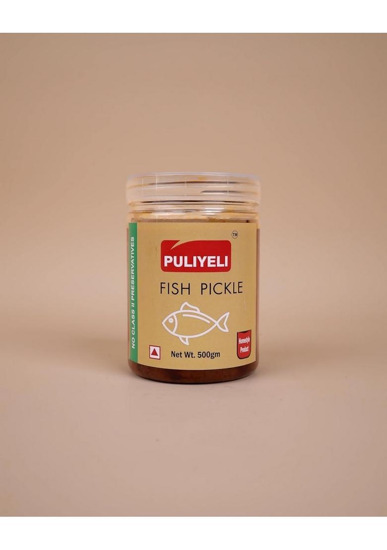 Puliyeli Fish Pickle 500Gm Spicy Tangy South Indian Style | Traditional Homemade Taste Ready To Eat No Preservatives |Authentic Non Veg |Coastal Seafood Recipe