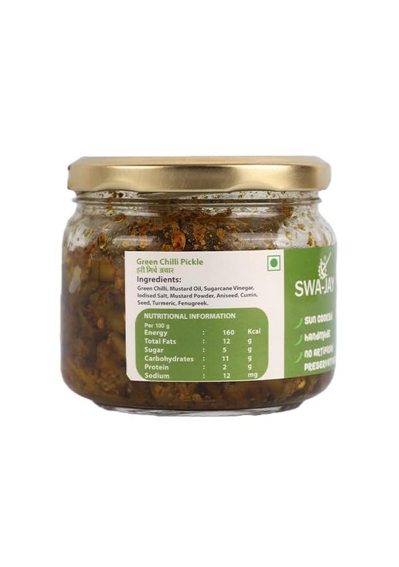Swajaya Fenugreek Swa Jay Green Chilli Pickle
