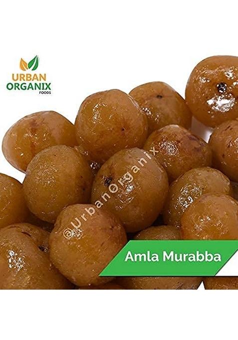 Urban Organix Foods Organics Amla Murabba With Almond 400 Gram 100 Fresh Dry Homemade Taste Pure Natural Healthy Ingredients 900 Gramm