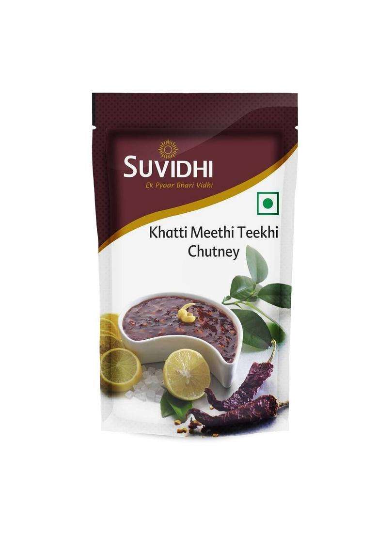Suvidhi Sweet Mango Pickle 3 Dates Khatti Meethi Tikhi Chutney Kavat 100Gm Each Pack Of 12 In All 1 2Kg