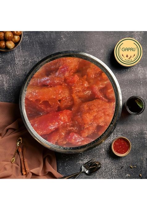 Gapru Pickle Delhiwala Gobhi Gajar Shalgam 400Grams Sweet Sour And Juicy Khatta Meetha Achar | Organic North Indian Traditional Home Made Achaar