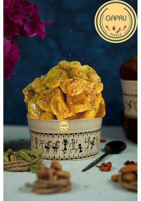 Gapru Pickle Mother Special Radish Homemade Mooli Ka Aachar 400G | Organic North Indian Healthy Traditional Home Made Achaar