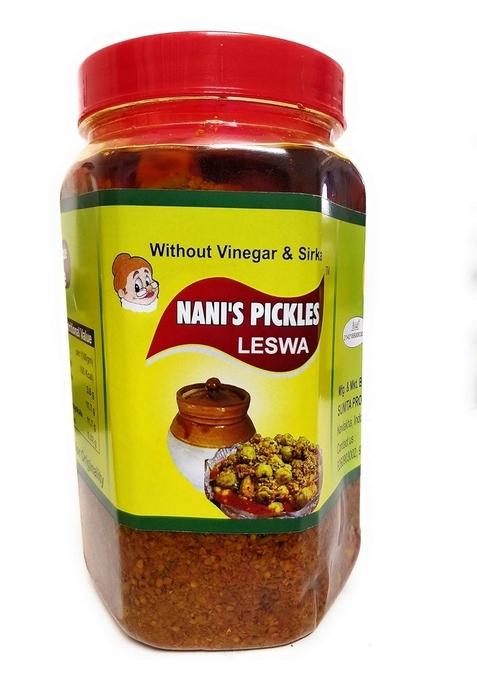 Nani'S Pickles Lasoda Gunda Pickle In Mustard Oil 1Kg | Homemade Gujrati Lasode Ka Achar Fresh Pure Handmade Traditional Taste With Zero Preservatives Authentic Of Home