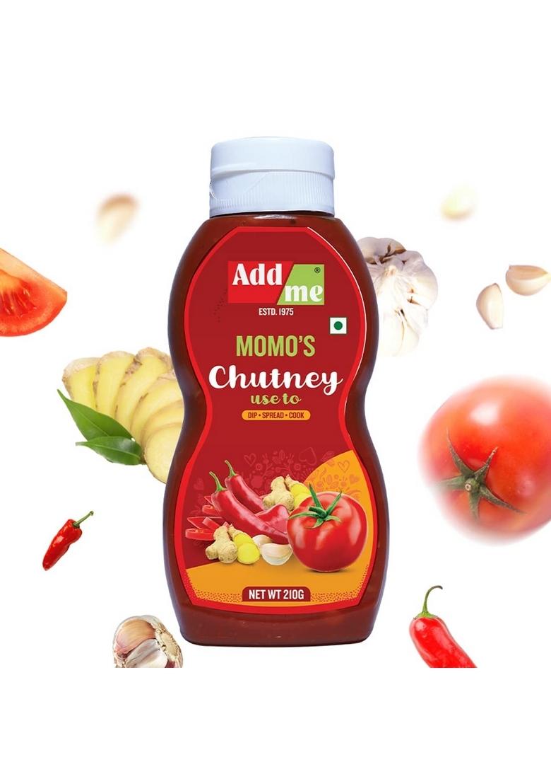 Add Me Home Made Momo'S Chutney 210Gm Spicy Red Schezwan Chilli Garlic Tomato Sauce Chatni 210 G | Handmade Tamatar Ketchup