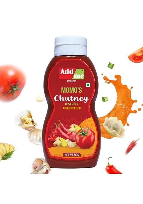 Add Me Home Made Momo'S Chutney 210Gm Spicy Red Schezwan Chilli Garlic Tomato Sauce Chatni 210 G | Handmade Tamatar Ketchup