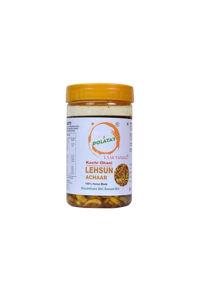 Dolata'S Lehsun Achaar 400G | Authentic Garlic Pickle Spicy Flavorful