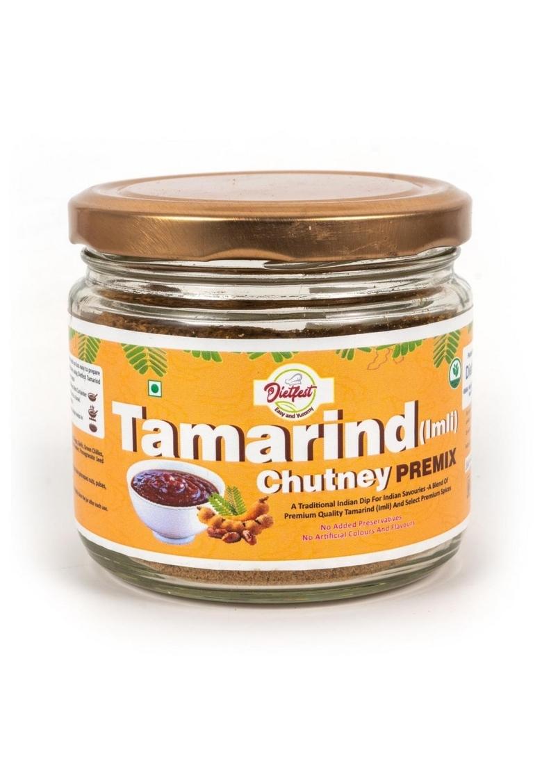 Dietfest Tamarind Imli Chutney Mix Instant Sweet Tangy Powder For Snacks Street Food