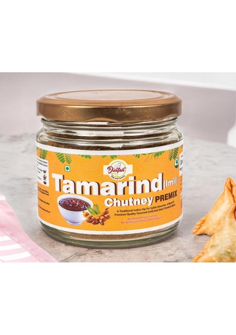 Dietfest Tamarind Imli Chutney Mix Instant Sweet Tangy Powder For Snacks Street Food