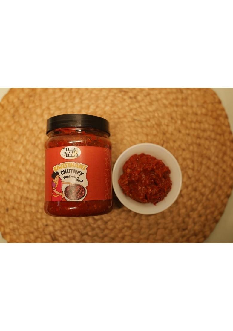 Lavita Fresh Chutney | Authentic Indian Home Style Taste Tangy Spicy Traditional Condiment |Perfect With Roti Rice Snacks Daily Meals Flavorful Side Dish For Every Occasion Pack Of 1