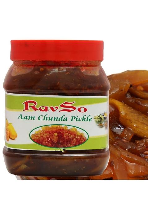 Advait Indian And Home Made Natural Farm Fresh Aam Chunda Pickle 1 Kg
