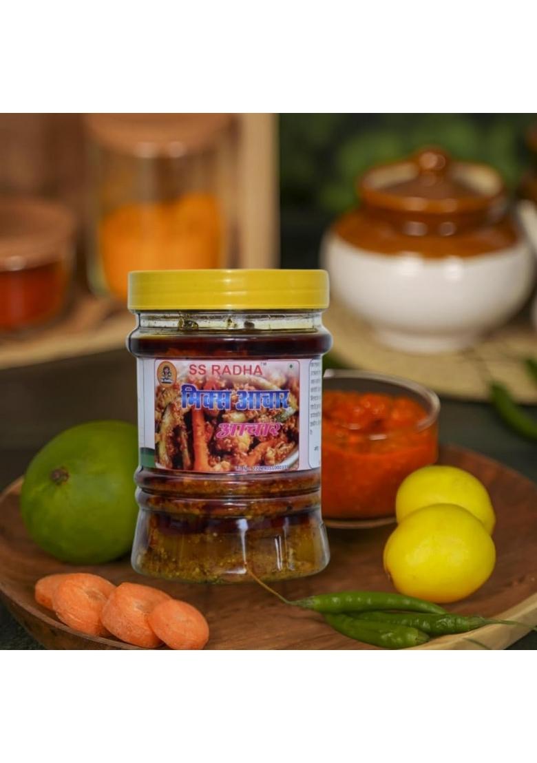 Ss Radha Mixed Pickle Traditional Mix Achar With Authentic Indian Spices | Lohargal Ka Prasidh 400 Gram