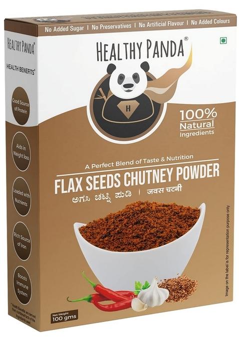 Healthy Panda Assorted Chutney Combo 400G 100Gx4 Pounded Peanut Flax Seed Dry Coconut South India'S Popular Idly Doasa 100 Fresh Natural