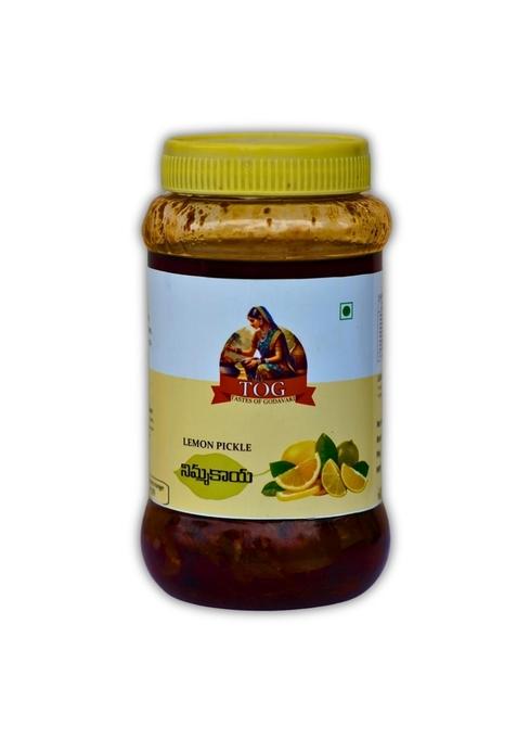 Tastes Of Godavari Tog Nimmakaya Lemon Pickle 500G – Authentic Andhra Style | Spicy Tangy Traditional Homemade Taste No Preservatives Perfect With Rice Curd Dosa Chapati
