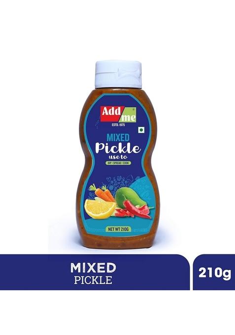 Add Me Home Made Mixed Pickle Chutneys 210Gm Mix Achar Chutney Masala Of Mango Chilli Lemon Ginger Red 210 G