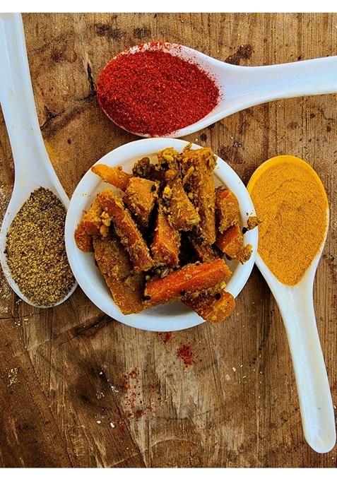 Laveena'S Tripti Meerut Spesal Tasty Carrot Pickle Gajar Ka Achaar |Cauliflower Turnip | Indian Preserve Chutney Uppinkai Chakna Achar With Authentic Masalas Recipes 400 Grm