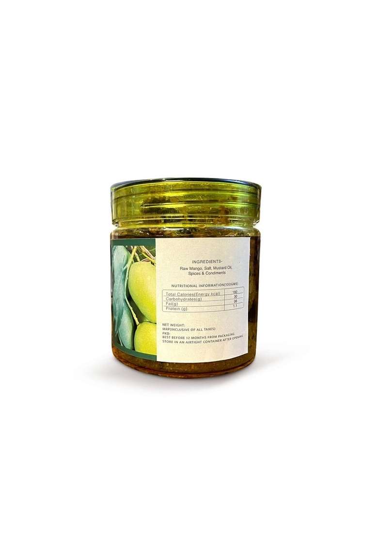 Kvd Collection Pure Mango Pickle In Oil Home Made Achaar 250Gram It Bring Life To Your Food No Artificial Colors Flavors And Preservatives Zip Lock Packed - Indya