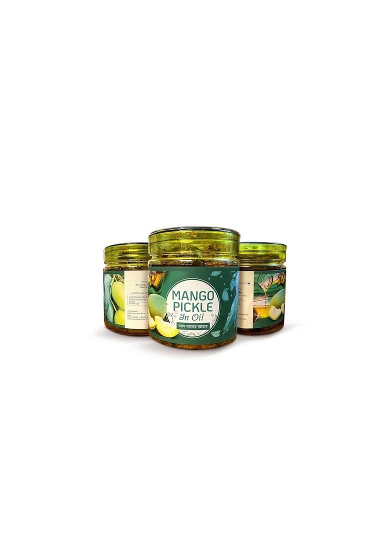 Kvd Collection Pure Mango Pickle In Oil Home Made Achaar 250Gram It Bring Life To Your Food No Artificial Colors Flavors And Preservatives Zip Lock Packed - Indya