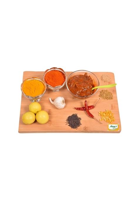 Amoga'S Pickles Factory Andhra Fresh Lemon Nimmakaya Nimbu Pickle Achar 400