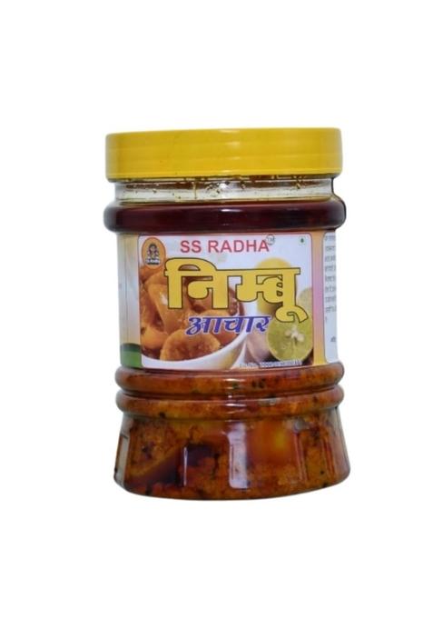 Ss Radha Authentic Nimbu Ka Achar | Traditional Indian Lemon Pickle Homemade Taste And Quality No Artificial Preservatives Lohargal Prasidh 400 Gram
