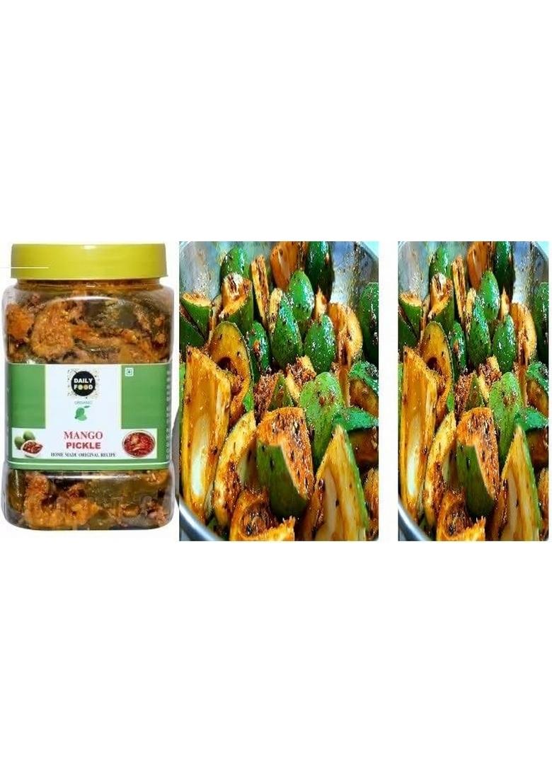Daily Food Dry Mango Seedless Pickle | Aam Ka Sukha Achar Natural Fresh 800 Grams